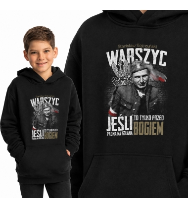 Bluza z kapturem dziecięca Patriotyczna WARSZYC